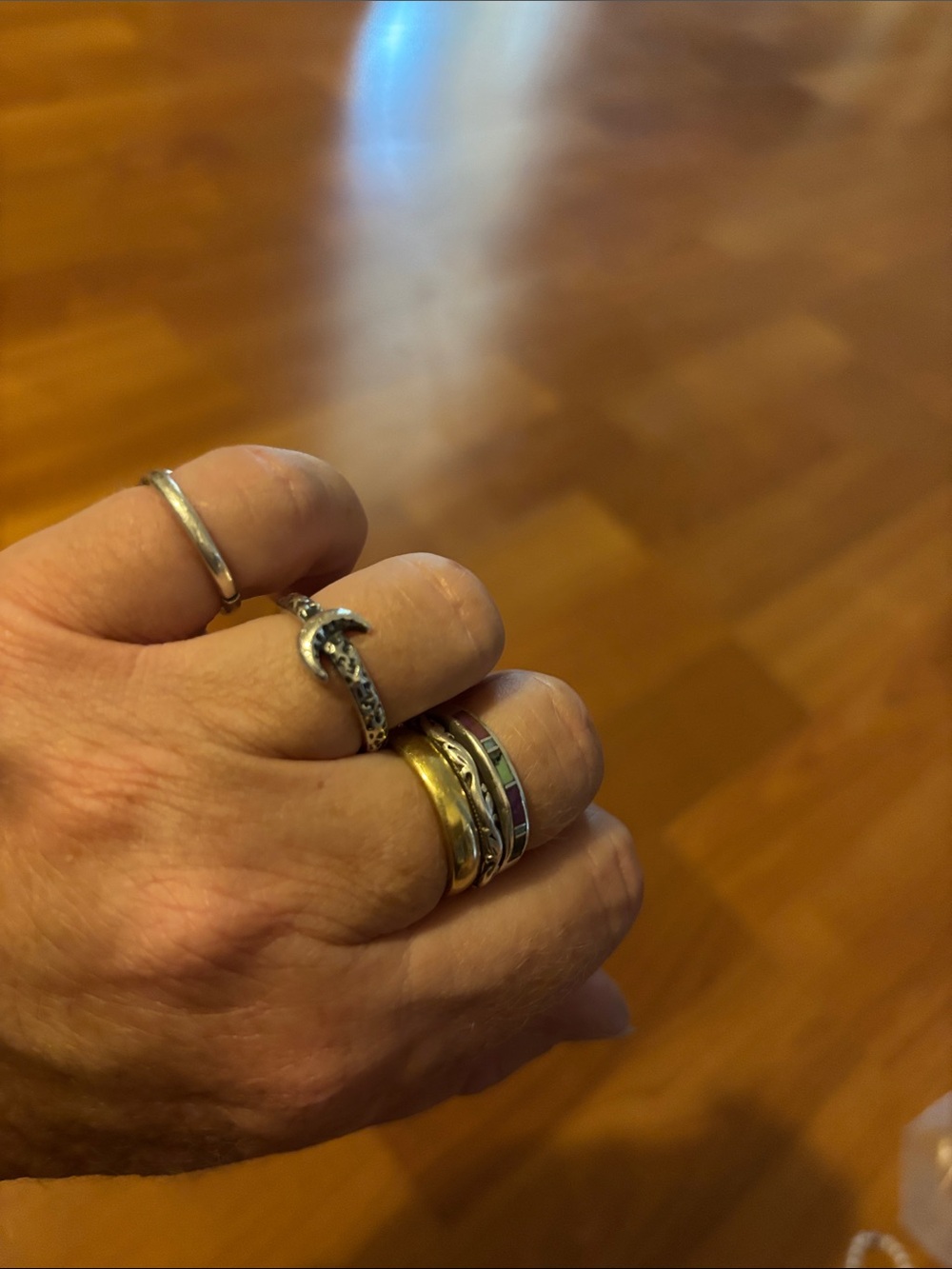 James Avery Starry Night Ring Size 6